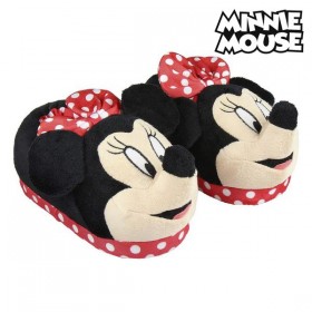 Chaussons Pour Enfant 3d Minnie Mouse Rouge