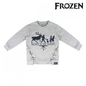 Sweatshirt zonder Capuchon voor Meisjes Frozen Grijs