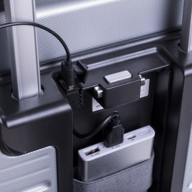 Trolley met USB-oplader en Ondersteuning voor Tablet (37,5 x 57