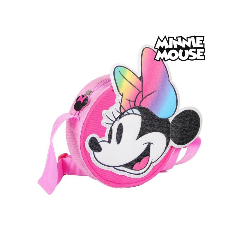 Sac à Bandoulière 3D Minnie Mouse Rose