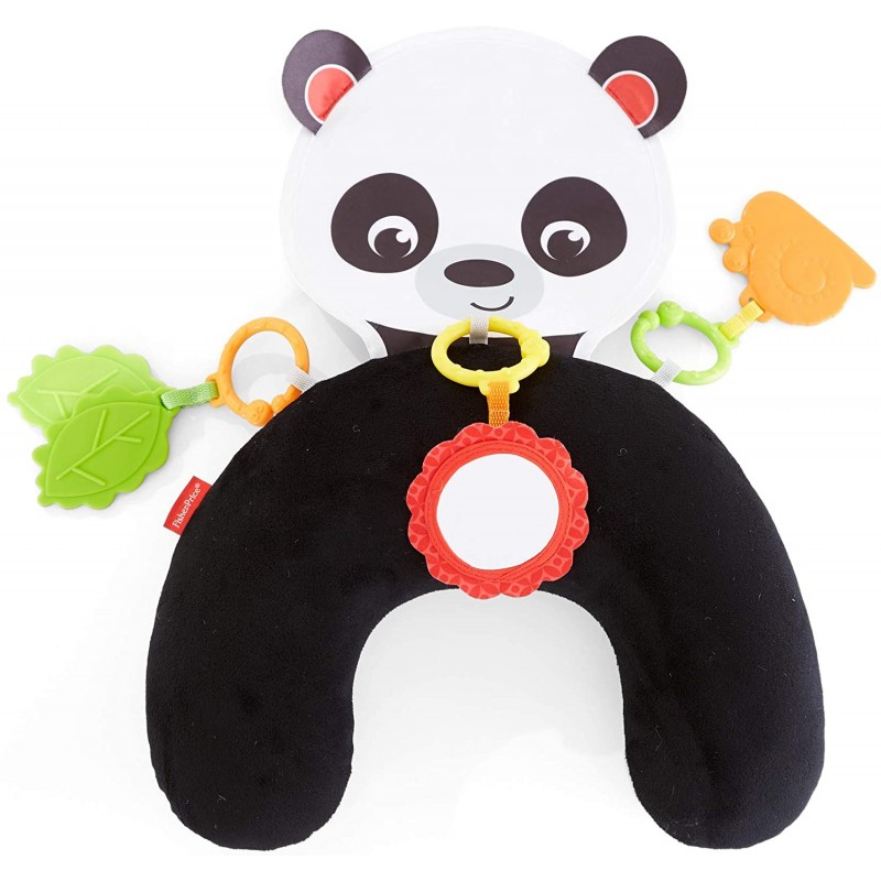 Fisher-Price Coussin Panda, jeu sur le ventre et assis, évolue avec bébé, dès la naissance