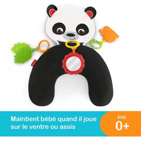 Fisher-Price Coussin Panda, jeu sur le ventre et assis, évolue