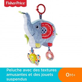 Fisher-Price Mon Éléphant d'Activité Peluche d'Éveil Bébé