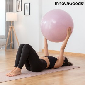 Ballon de yoga avec anneau de stabilité et bandes de résistance