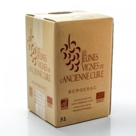 BIB Vin AOC Bergerac rouge Bio Les Jeunes vignes de l'Ancienne