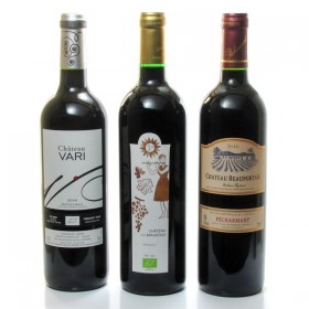 Box 3 Bottles of Bergerac Red Wine 3x75cl
