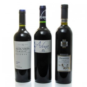 Doos met 3 flessen World Wine 3x75cl