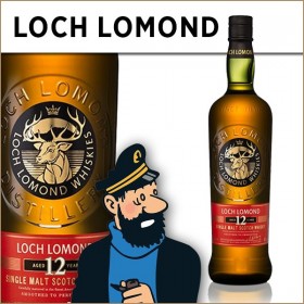 Whisky Ecosse Loch Lomond 12 ans et son étui single malt Scotch