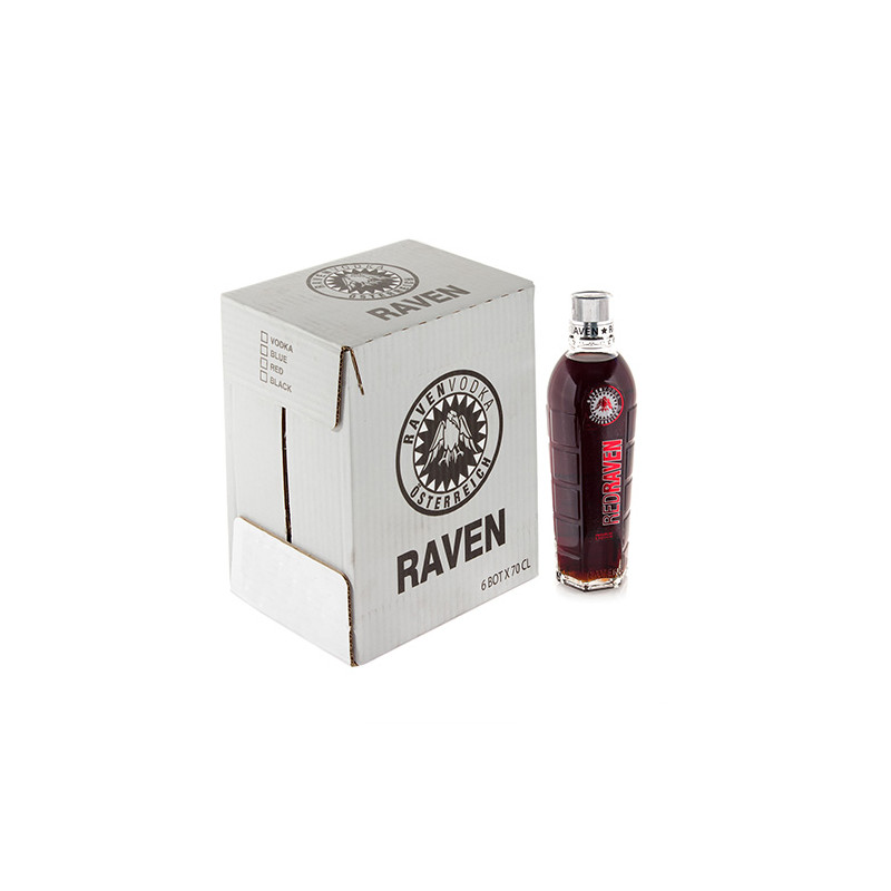 Vodka Rouge Red Raven 70cl X 6