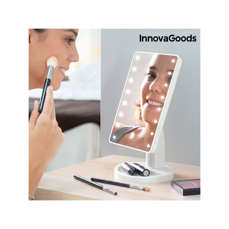 Miroir de Table LED Tactile InnovaGoods