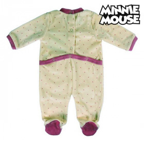 Baby Rompertje met Lange Mouwen Minnie Mouse Wit